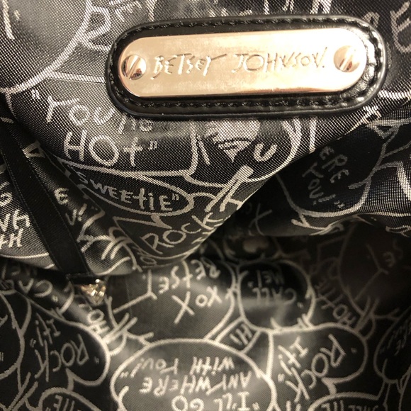 BETSEY JOHNSON back pack. Looks new. However there are a couple frayed places - Picture 2 of 15